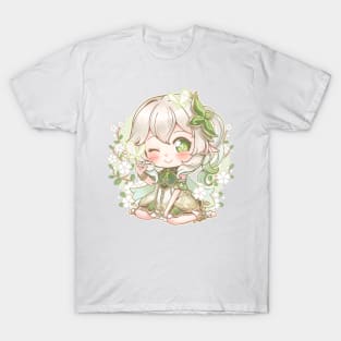 Cute Chibi Nahida - Genshin Impact T-Shirt